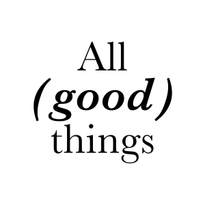All (good) things logo